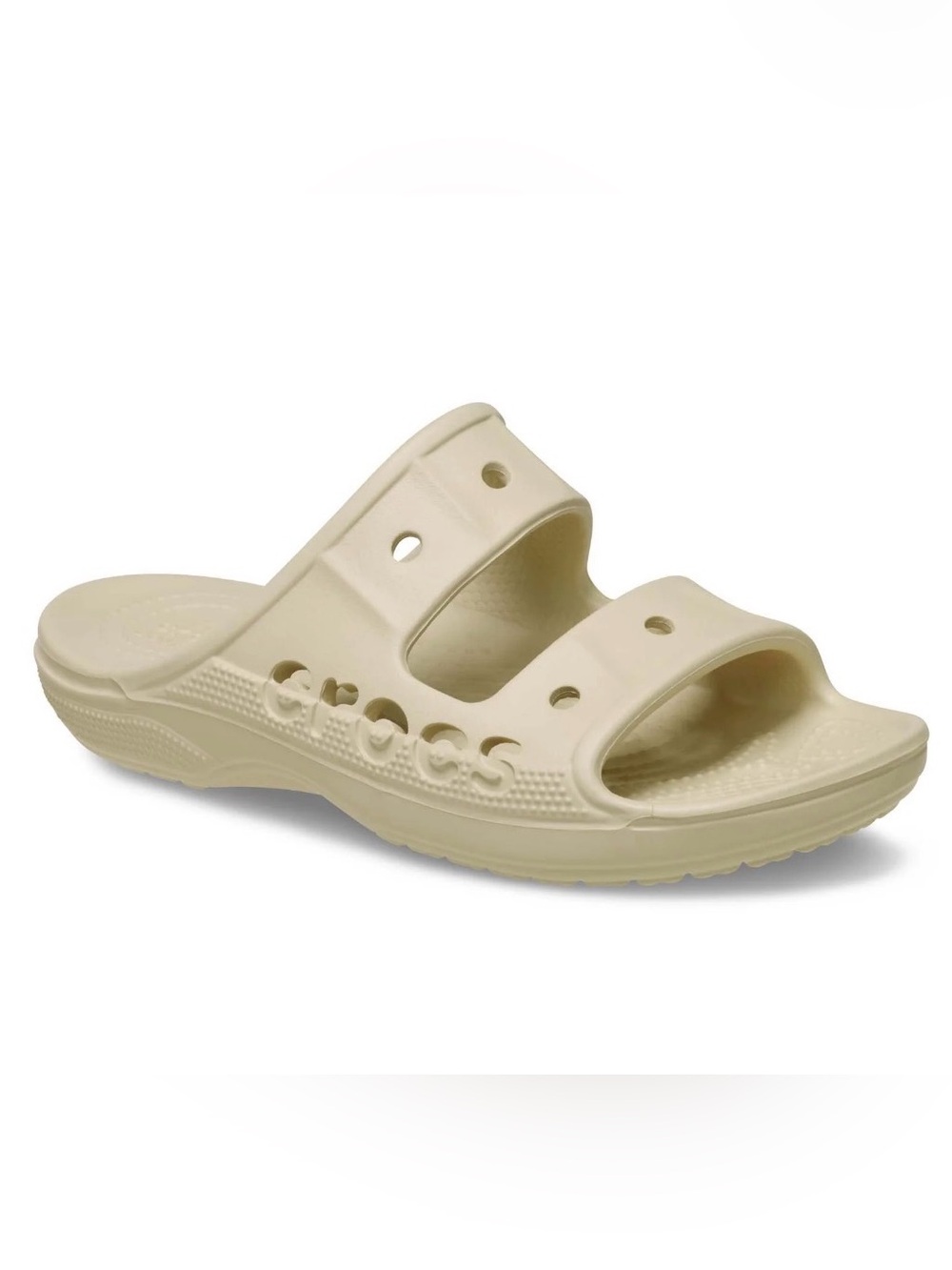 Light Beige Crocs Baya Platform Slide Sandals - unisex Men sz 9/Women sz 8
